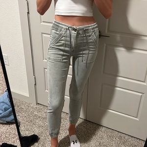 Two pairs of American Eagle cargo pants worn once. Sold together.